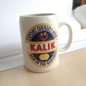 Large Ceramic Beer Mug Kalik Bahamas